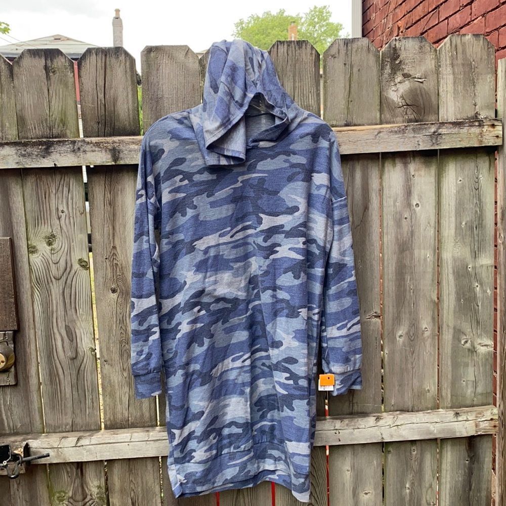 Charlotte Russe camouflage oversized dress sz. S